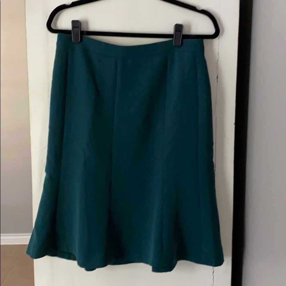 Ann Taylor Green Skirt